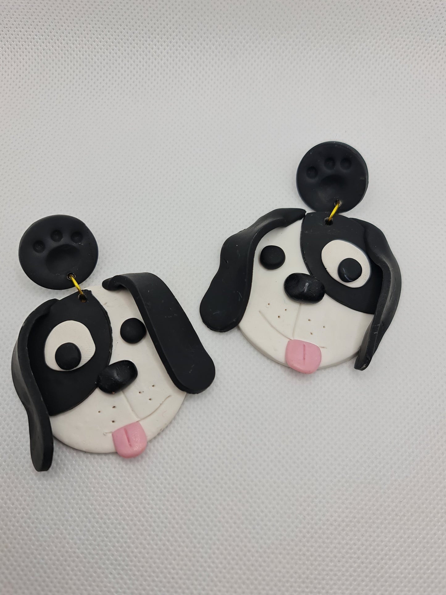 Patches the Dog Stud Dangle Earrings