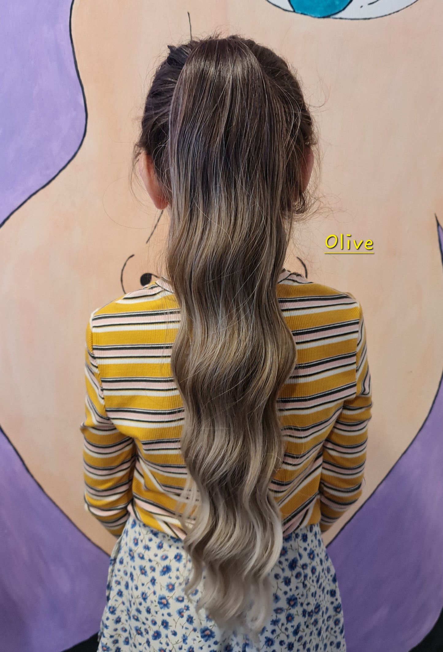 Ponytail Hair Extension 24" (Olive)