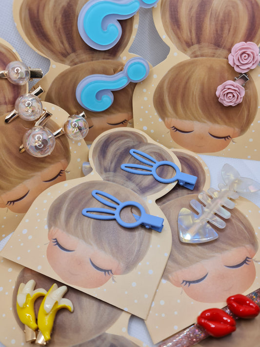 Cute and Quirky Hair Clips (Assorted)