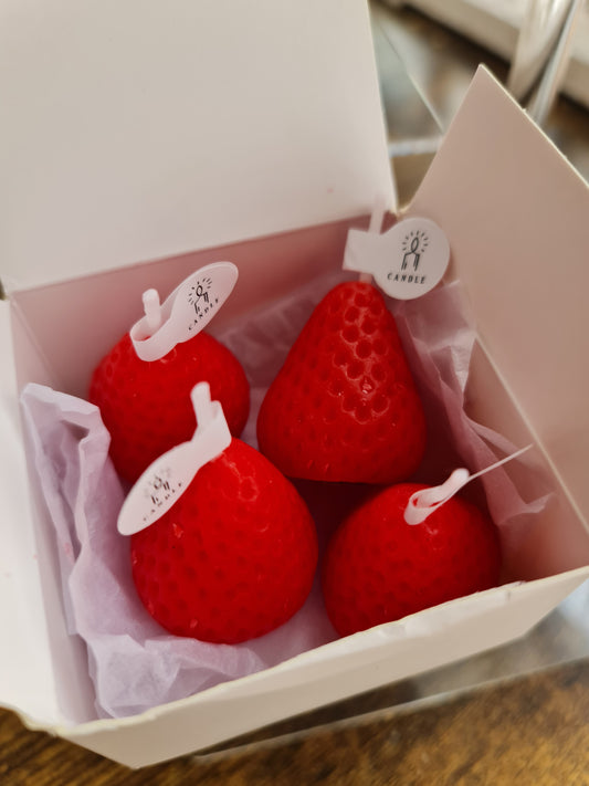 Strawberry Candles